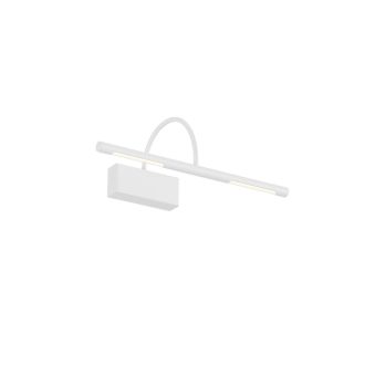 KENDO modern LED fali lámpa, matt fehér, 6W, 3000K, 411lm