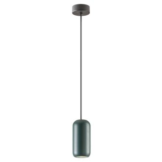 BOOM modern függőlámpa 1xGU10, matt zöld, Ø8 cm, max. 10W