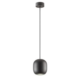 BOOM modern függőlámpa 1xGU10, matt fekete, Ø12 cm, max. 10W