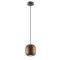 BOOM modern függőlámpa 1xGU10, matt barna, Ø12 cm, max. 10W