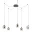 KHADI modern LED függőlámpa, átmenetes füstszínű, 26W, 3000K, 1511lm