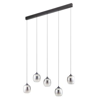KHADI modern LED függőlámpa, átmenetes füstszínű, 26W, 3000K, 1511lm, 100.2 cm