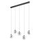 KHADI modern LED függőlámpa, átmenetes füstszínű, 26W, 3000K, 1511lm, 100.2 cm