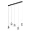 KHADI modern LED függőlámpa, átmenetes füstszínű, 26W, 3000K, 1511lm, 100.2 cm