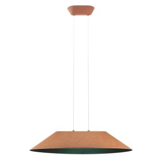 AKIRA modern LED függőlámpa, kávébarna/sötét szürke, 12W, 3000K, 950lm