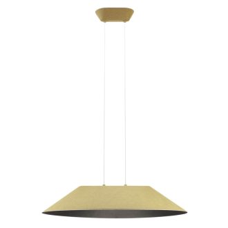AKIRA modern LED függőlámpa, olívazöld/fekete, 12W, 3000K, 950lm