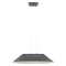 AKIRA modern LED függőlámpa, sötét szürke/szürke, 12W, 3000K, 950lm