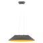 AKIRA modern LED függőlámpa, sötét szürke/narancs, 12W, 3000K, 950lm