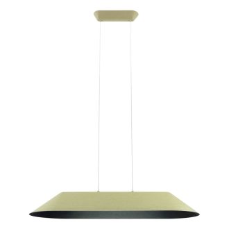 AKIRA modern LED függőlámpa, olívazöld/fekete, 23.5W, 3000K, 1850lm