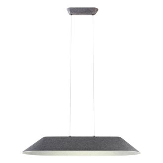 AKIRA modern LED függőlámpa, sötét szürke/szürke, 23.5W, 3000K, 1850lm
