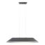 AKIRA modern LED függőlámpa, sötét szürke/szürke, 23.5W, 3000K, 1850lm