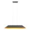 AKIRA modern LED függőlámpa, sötét szürke/narancs, 23.5W, 3000K, 1850lm