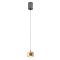 AVES modern LED függőlámpa, matt arany, 12W, 3000K, 720lm
