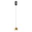 AVES modern LED függőlámpa, matt arany, 12W, 3000K, 720lm