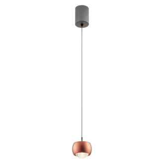 AVES modern LED függőlámpa, matt kávébarna, 12W, 3000K, 720lm