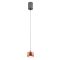 AVES modern LED függőlámpa, matt kávébarna, 12W, 3000K, 720lm