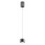 AVES modern LED függőlámpa, matt fekete, 12W, 3000K, 720lm