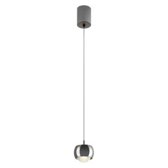 AVES modern LED függőlámpa, fekete króm, 12W, 3000K, 720lm