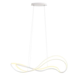 TEMPEST modern LED függőlámpa, matt fehér, 58W, 3000K, 4060lm