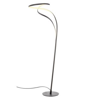 TEMPEST modern LED állólámpa, matt fekete, 30W, 3000K, 2100lm