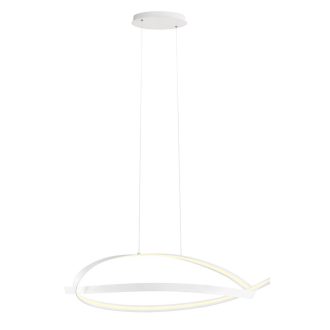 IMPULS modern LED függőlámpa, matt fehér, 38W, 3000K, 2660lm