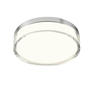 FRISBI modern LED mennyezeti lámpa, króm, 12W, 3000/4000K, 682lm