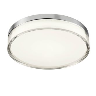 FRISBI modern LED mennyezeti lámpa, króm, 18W, 3000/4000K, 915lm