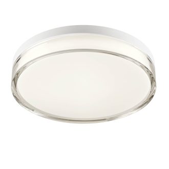 FRISBI modern LED mennyezeti lámpa, matt fehér, 18W, 3000/4000K, 915lm