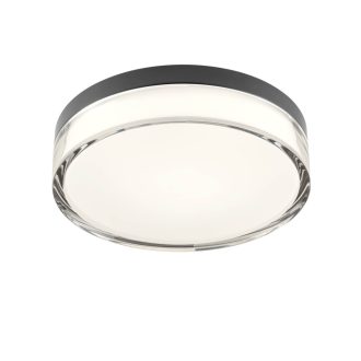 FRISBI modern LED mennyezeti lámpa, matt fekete, 12W, 3000/4000K, 682lm