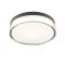 FRISBI modern LED mennyezeti lámpa, matt fekete, 12W, 3000/4000K, 682lm