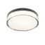 FRISBI modern LED mennyezeti lámpa, matt fekete, 12W, 3000/4000K, 682lm