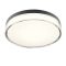FRISBI modern LED mennyezeti lámpa, matt fekete, 18W, 3000/4000K, 915lm
