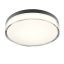 FRISBI modern LED mennyezeti lámpa, matt fekete, 18W, 3000/4000K, 915lm