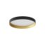 DAMA modern LED mennyezeti lámpa, matt fekete/arany, 30W, CCT, 2796lm