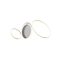 RITMO modern LED mennyezeti lámpa, matt fehér, 40W, 3000/4000K, 2302lm