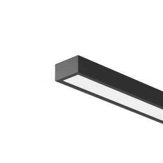 HORIZON modern LED fali lámpa, matt fekete, 30W, 3000/4000K, 1670lm