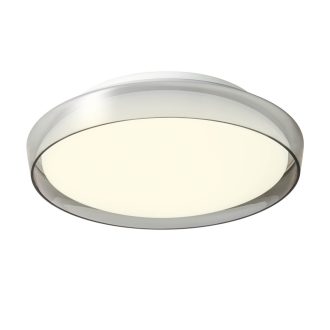 ARCA modern LED mennyezeti lámpa, matt fehér/füstszínű, 24W, 3000/4000K, 1050lm