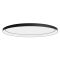 NOBU modern LED mennyezeti lámpa, matt fekete, 80W, 3000/4000K, 4878lm