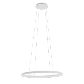 NOBU modern LED függőlámpa, matt fehér, 80W, 3000/4000K, 4878lm