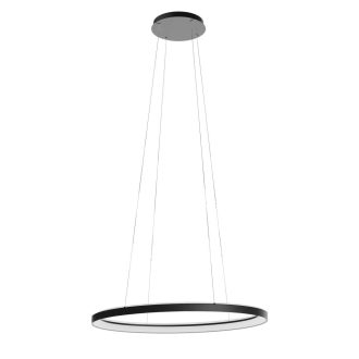 NOBU modern LED függőlámpa, matt fekete, 80W, 3000/4000K, 4878lm