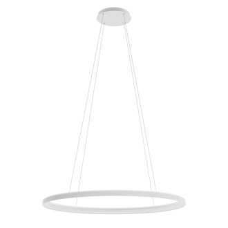 NOBU modern LED függőlámpa, matt fehér, 100W, 3000/4000K, 6122lm