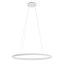 NOBU modern LED függőlámpa, matt fehér, 100W, 3000/4000K, 6122lm