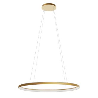 NOBU modern LED függőlámpa, matt arany, 100W, 3000/4000K, 6122lm