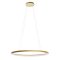 NOBU modern LED függőlámpa, matt arany, 100W, 3000/4000K, 6122lm