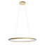 NOBU modern LED függőlámpa, matt arany, 100W, 3000/4000K, 6122lm