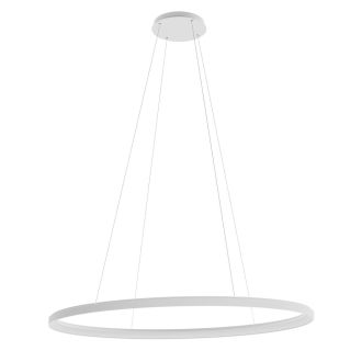 NOBU modern LED függőlámpa, matt fehér, 120W, 3000/4000K, 7220lm