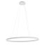 NOBU modern LED függőlámpa, matt fehér, 120W, 3000/4000K, 7220lm