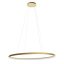 NOBU modern LED függőlámpa, matt arany, 120W, 3000/4000K, 7220lm