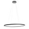 NOBU modern LED függőlámpa, matt fekete, 120W, 3000/4000K, 7220lm