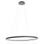 NOBU modern LED függőlámpa, matt fekete, 120W, 3000/4000K, 7220lm